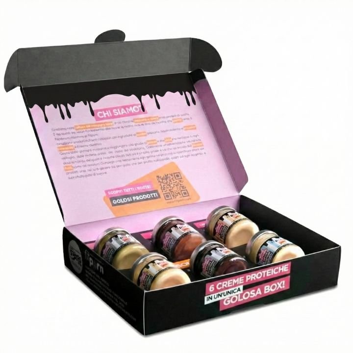 Taste Box Creme Proteiche Senza Lattosio - Fitporn® - Healthy Food, Looking Good.