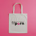 Tote Bag Fitpron 100% Cotone Riciclato 38x42cm - Fitporn® - Healthy Food, Looking Good.