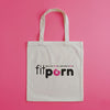 Tote Bag Fitpron 100% Cotone Riciclato 38x42cm - Fitporn® - Healthy Food, Looking Good.
