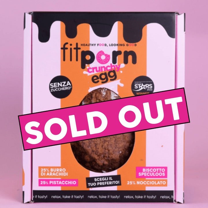 Uovo di Pasqua Biscotto Speculoos con granella di biscotti Senza Zuccheri Aggiunti 420g - Fitporn® - Healthy Food, Looking Good.
